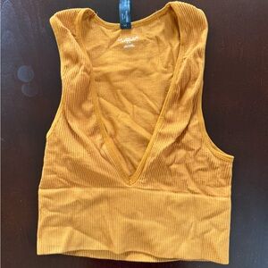 Urban Outfitters Orange Crop Bra Top Size Small